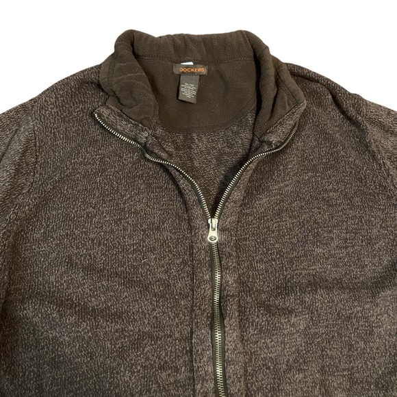 Dockers Men’s Full Zip Sweater Jacket – Size XL - Picture 2 of 4